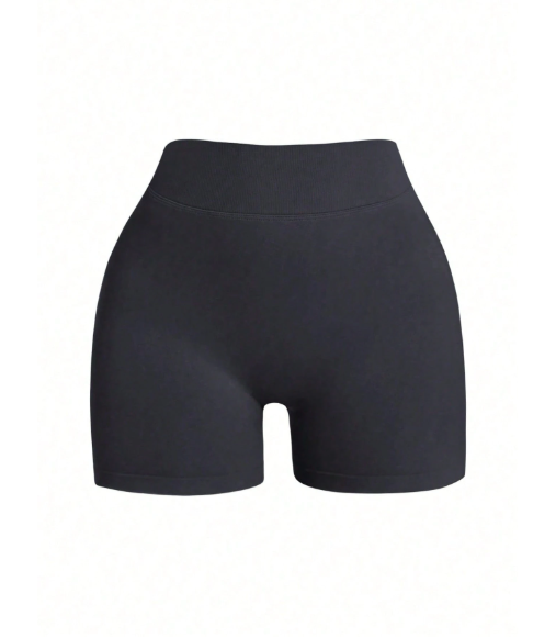 Pantalones cortos con cintura en V sin costuras