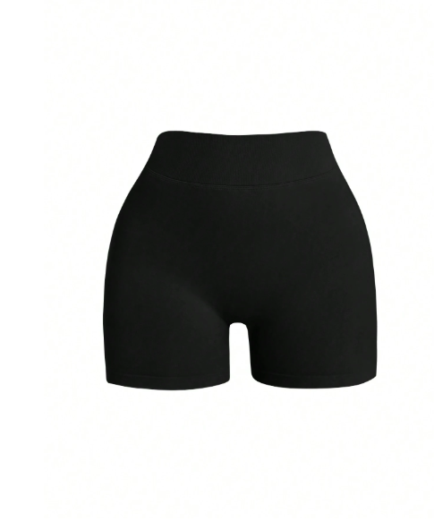 Pantalones cortos con cintura en V sin costuras
