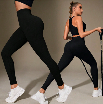 Leggings ajustadas sin costuras de talle alto