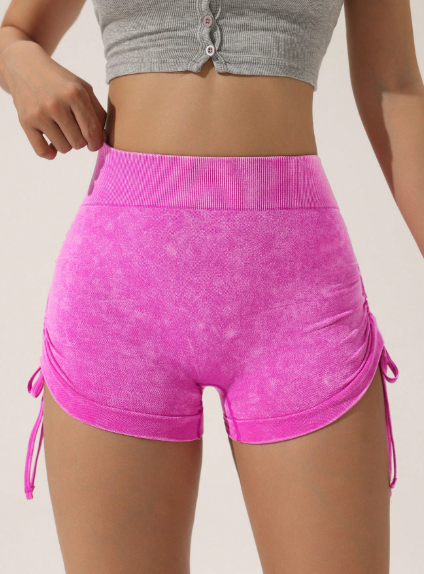 Shorts sin costuras con estiramientos altos