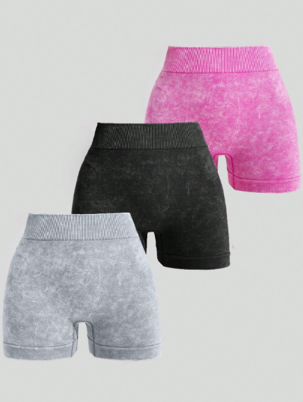 Shorts mates con diseño de cintura fruncida