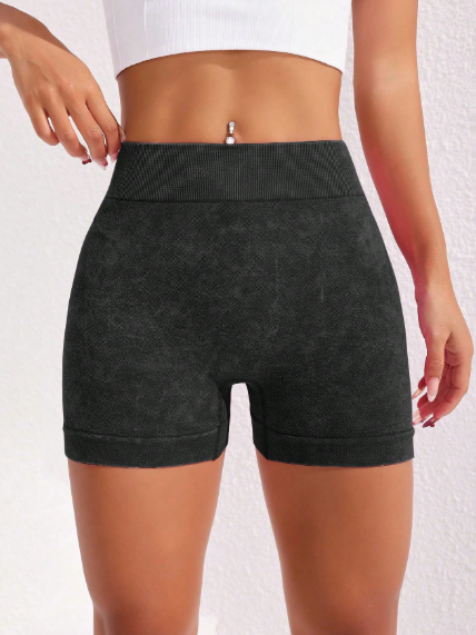 Shorts mates con diseño de cintura fruncida