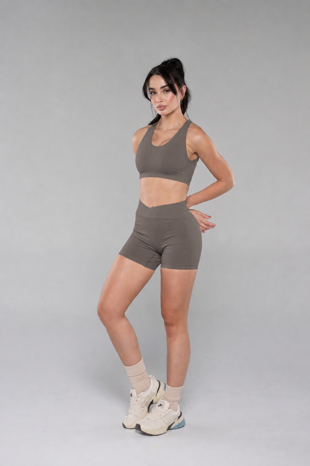 Minishort Notredame Gray