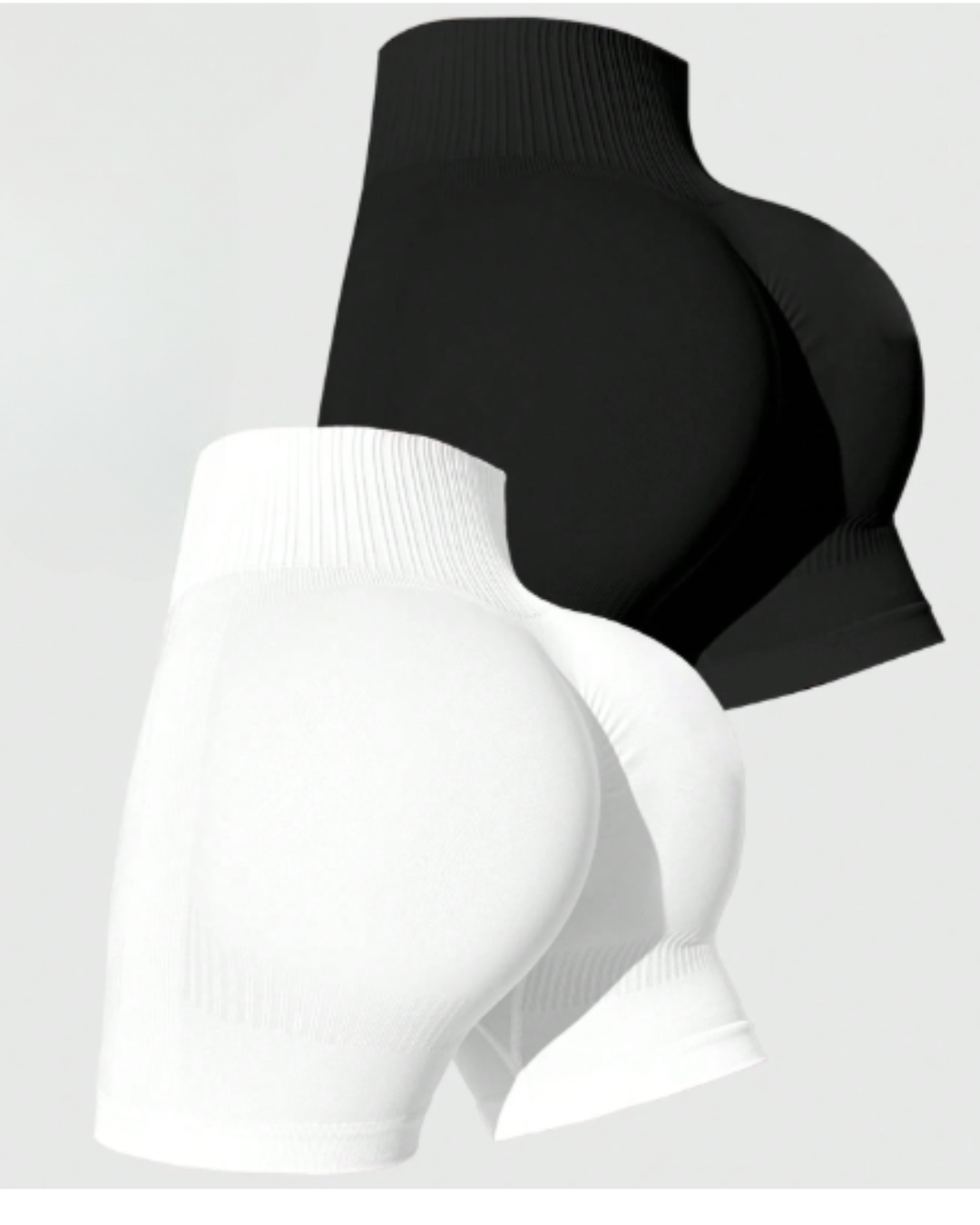 Shorts a la cintura alta y sin costuras