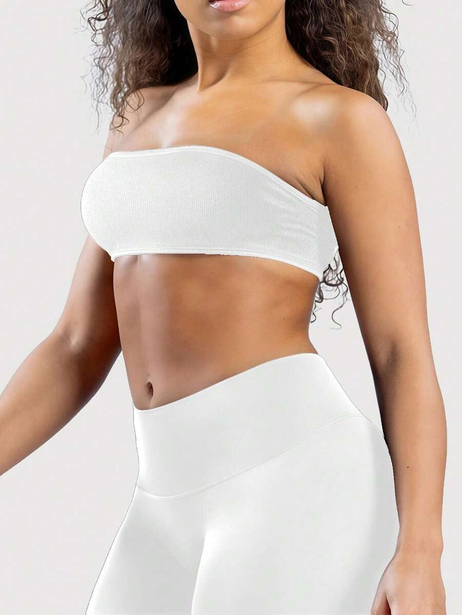 Sujetador sin espalda strapless blanco