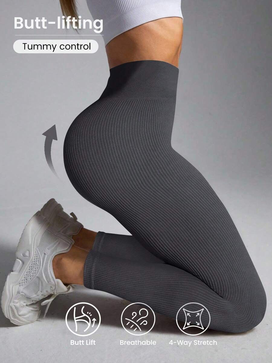 Leggings sin costuras de cintura alta