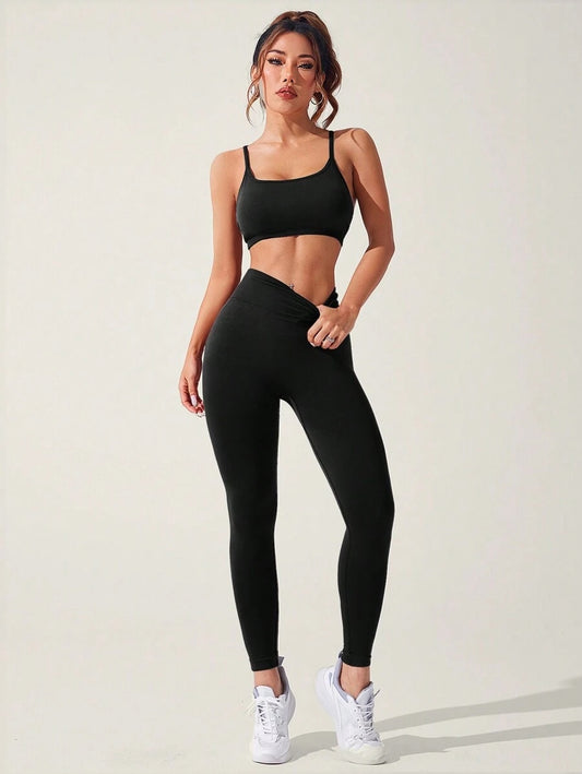 Conjunto de top y leggings
