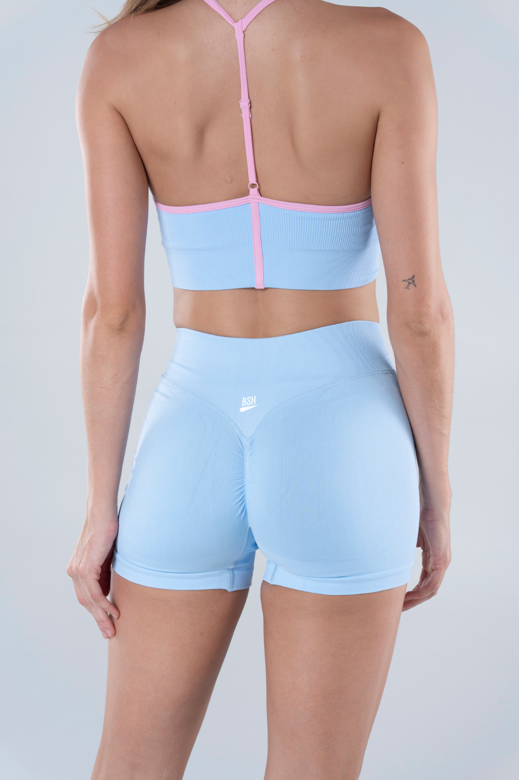 Minishort Notredame Azul Claro
