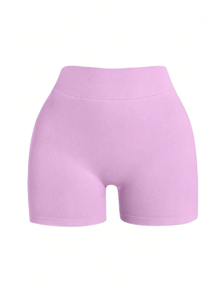 Pantalones cortos con cintura en V sin costuras