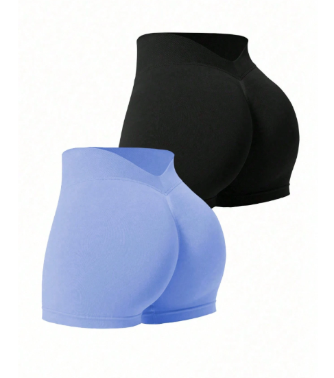 Shorts de unicolor casual