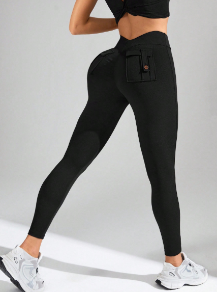 Leggings con bolsillos en la parte trasera