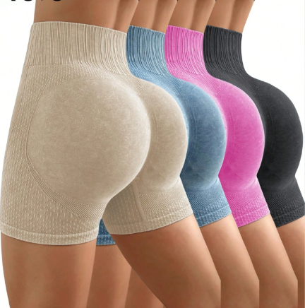 Pantalones cortos con lavado en arena