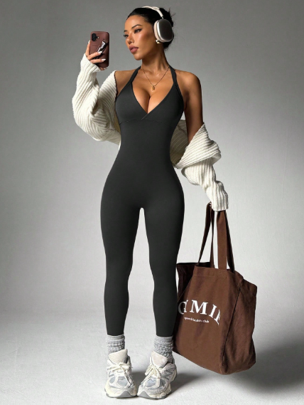 Enterizo largo sin espalda