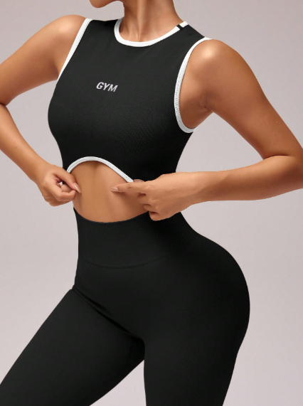 Conjunto de camiseta de tirantes y leggings