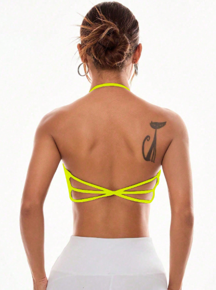 Sujetador con espalda cruzada