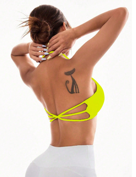 Sujetador con espalda cruzada