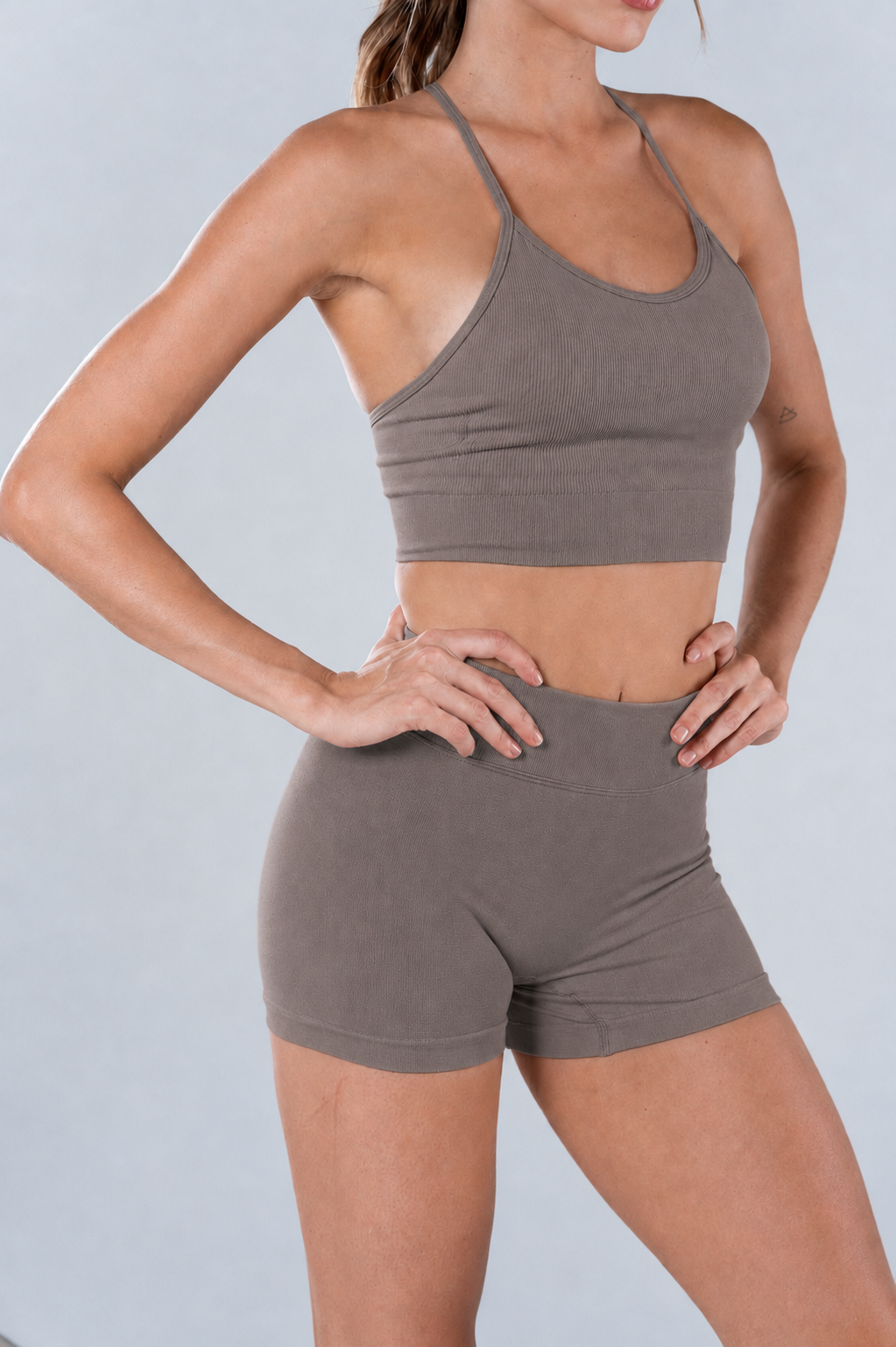 Minishort Notredame Gray