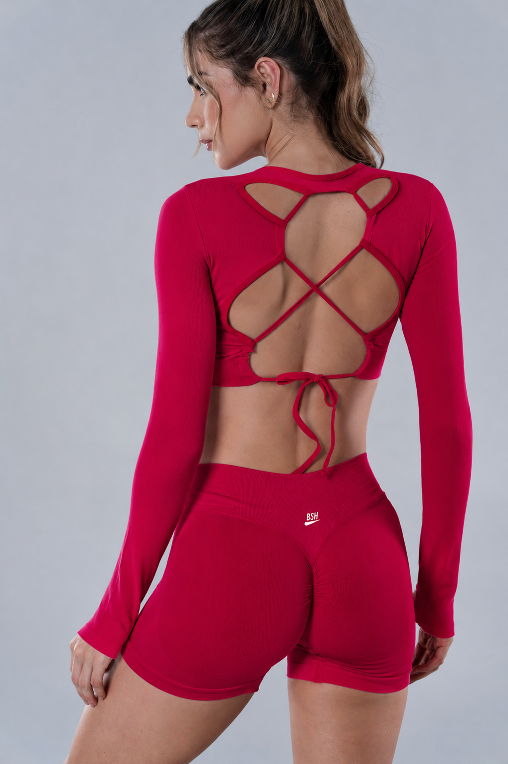 Minishort Notredame Rojo