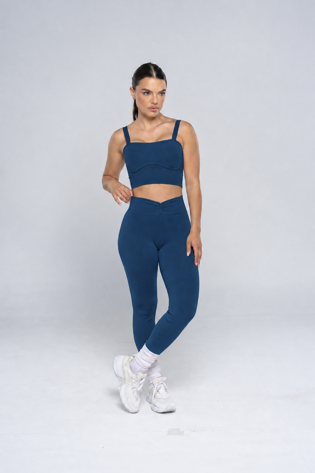 Leggins Lucina Azul petróleo