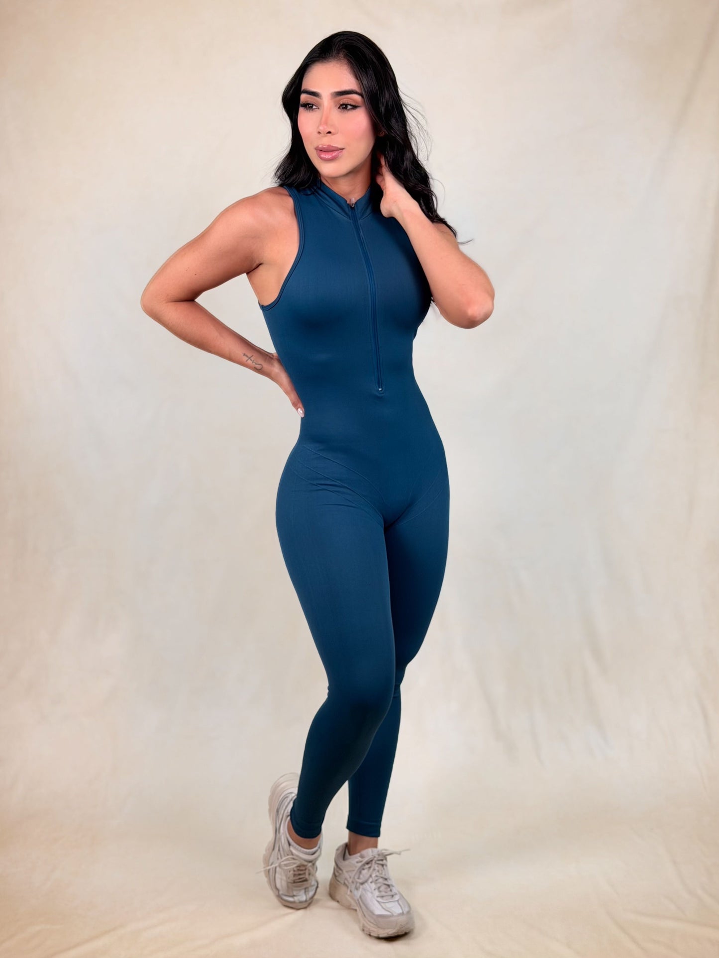 Enterizo Largo Luxury Azul