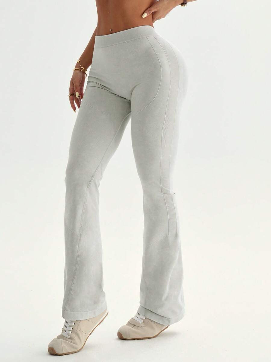 Leggings de cintura alta y bota campana