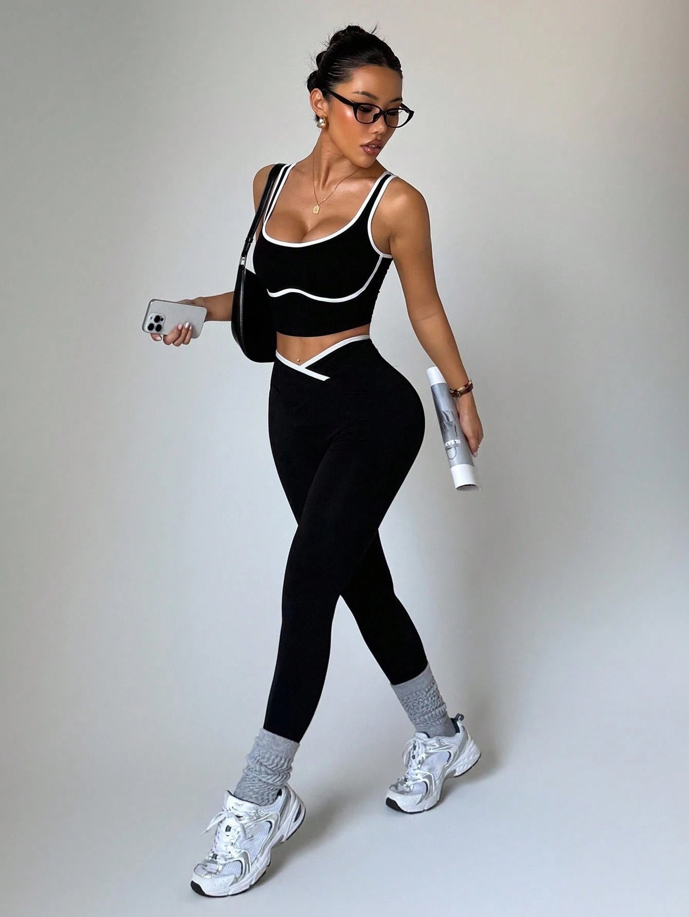 Conjunto de top y leggings