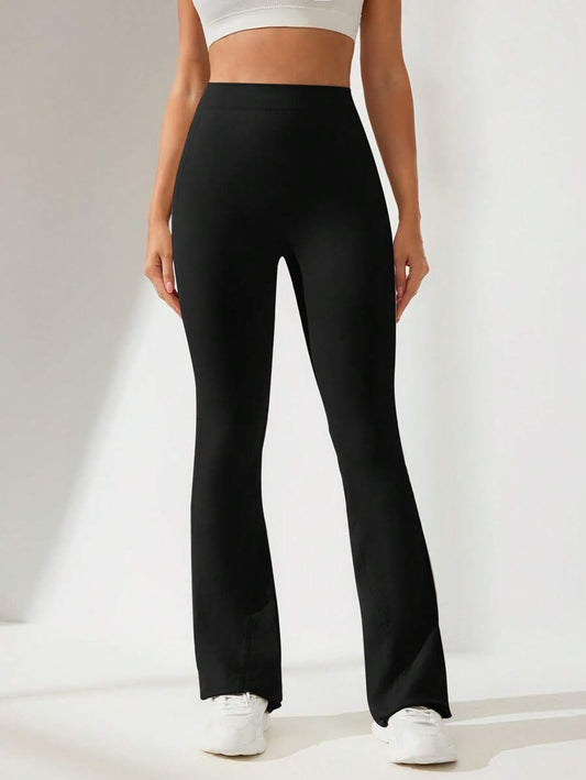 Leggings bota campana negro