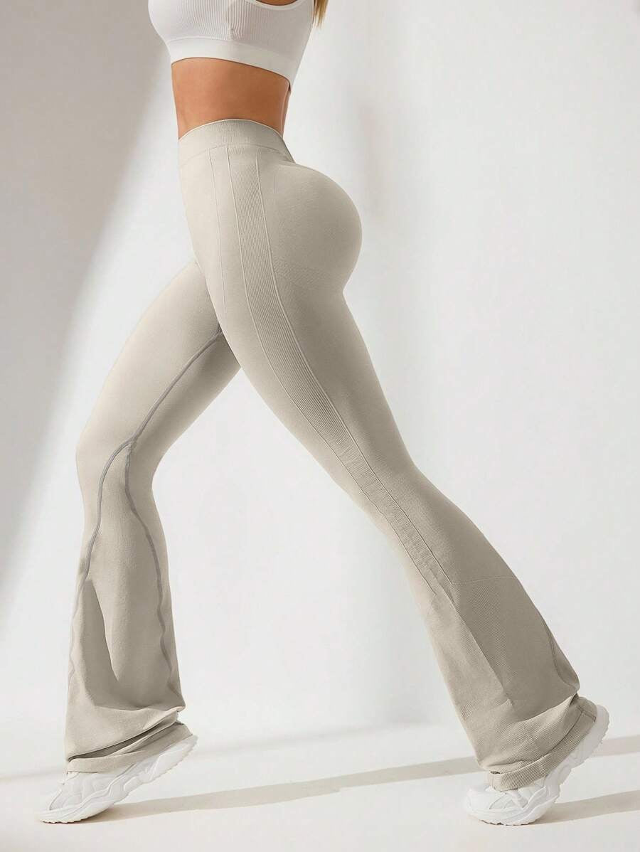 Leggings bota campana camel