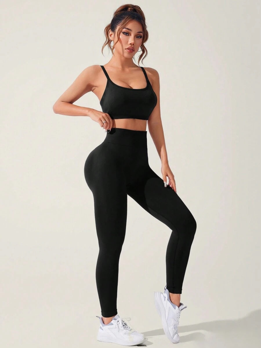 Conjunto de top y leggings